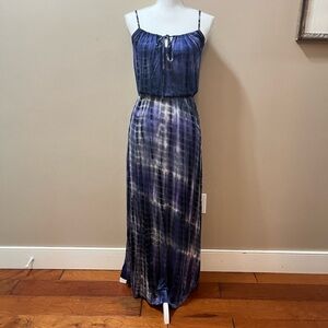 5th & Love Purple and White Tie Dye Maxi Dress Size Medium